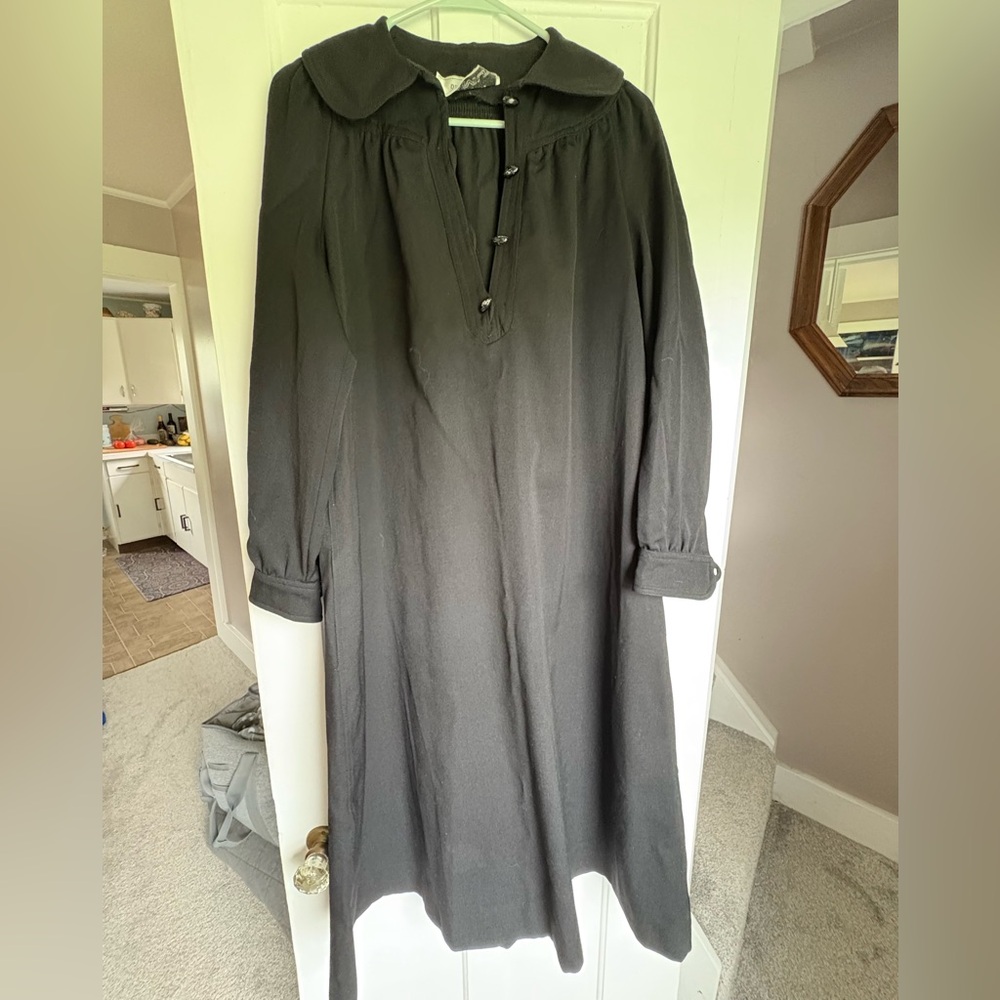 Don Sayres for GAMUT vintage collared wool dress